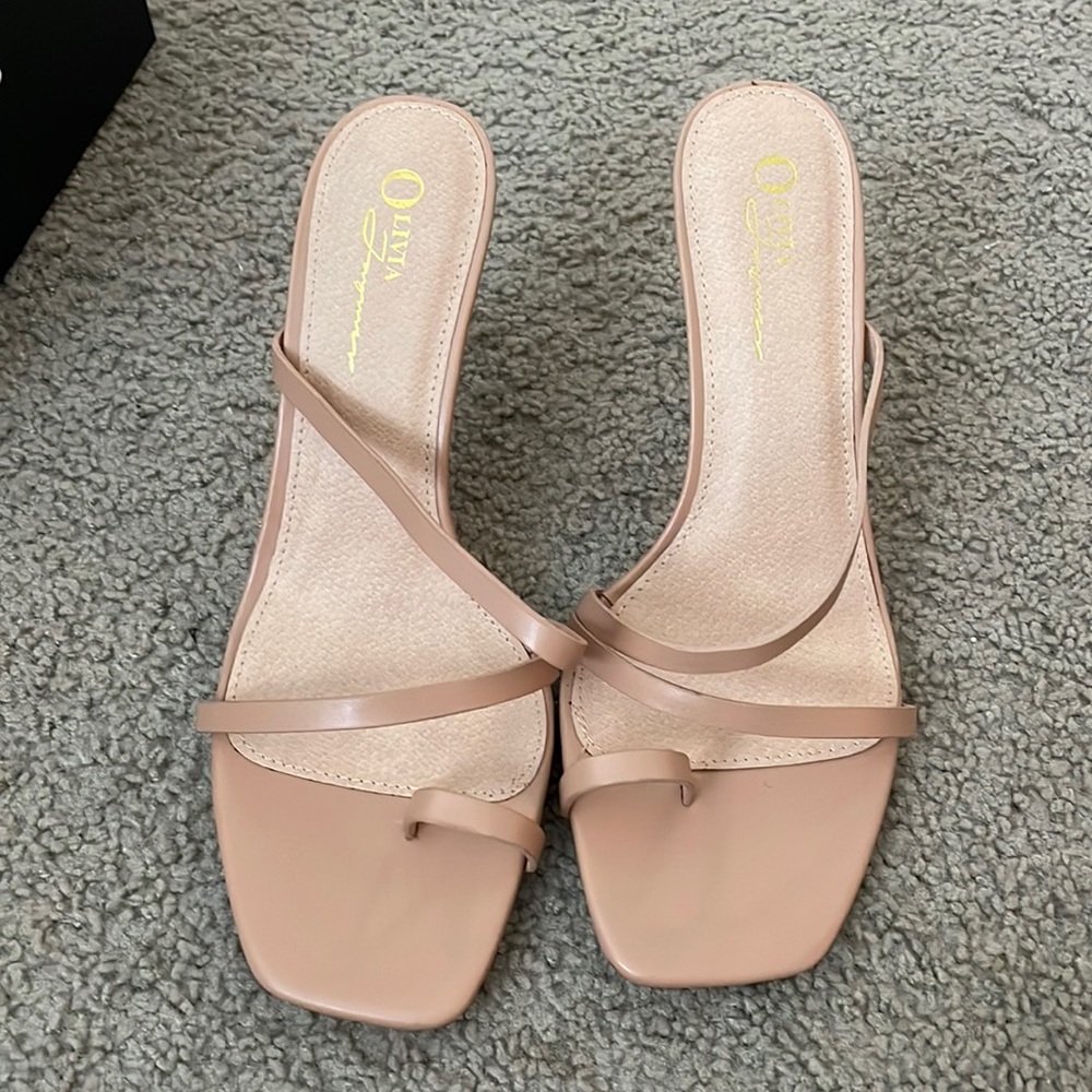 Nude Heels Forever 21 size 10